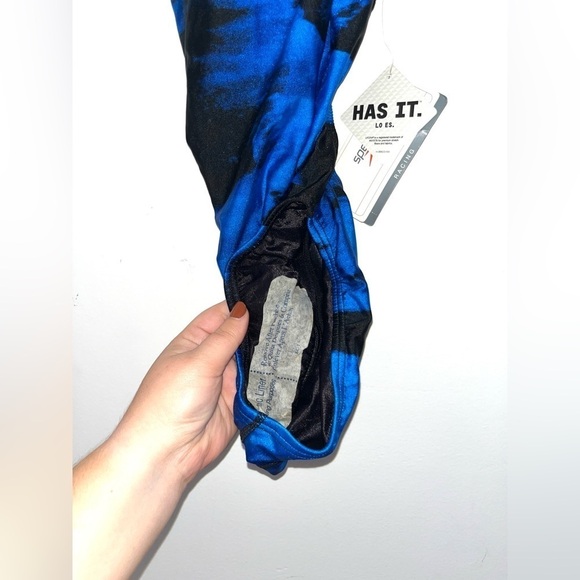 SPEEDO Racing Blue and Black NWT Bathing Suit Size 26 - Picture 4 of 5